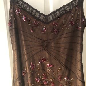 BCBGMaxAzria Dress Sequins & Beads